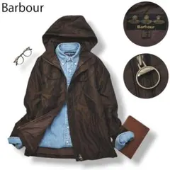 バブアー Barbour フード付き キルティング ジャケット 6 ブラウン ♪