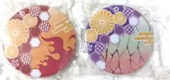 和柄 缶バッジ 2個セット