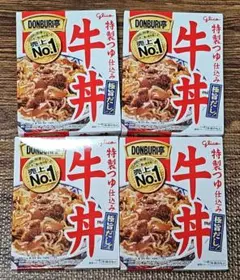 グリコ DONBURI亭 牛丼 4個セットのサムネイル