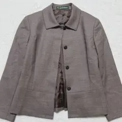 【ニューヨーカー】ブラウン テーラードジャケット 人気 おしゃれ サイズ7AR