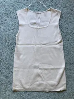 GU アイボリー タンクトップ Lサイズ