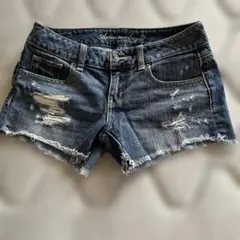 American Eagle ダメージデニム　ショートパンツ　アメリカンイーグル