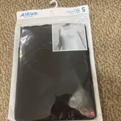 UNIQLO AIRism UネックT 半袖 Sサイズ ブラックのサムネイル