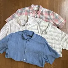 メンズ半袖シャツ 4点セット Mサイズのサムネイル