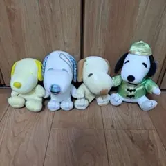 スヌーピー ぬいぐるみ 4体セット 約25センチ