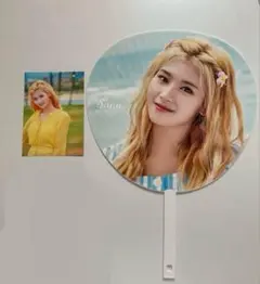 TWICEサナ　うちわトレカセット