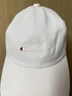 Champion ホワイト ベースボールキャップ
