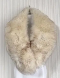 SAGA FOX フォックス ファー 襟 マフラー 高級 毛皮 本物