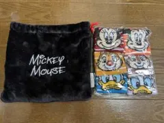 レディース　ソックス　靴下　6点セット　ディズニー　23〜25cm 巾着