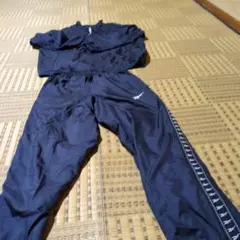 Reebok ナイロン ネイビーセットアップＳ