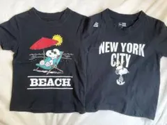 ニューエラ スヌーピー Tシャツ 2枚セット NEWERA キャップのサムネイル