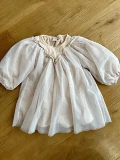 バースデー 80cm 薄いピンク チュールワンピース