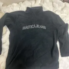 NAUTICA JEANS ブラック ハーフジップ スウェット
