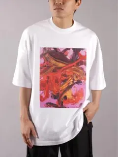ALMOSTBLACK Tシャツ 白髪 一雄 天女の舞