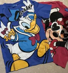 東京ディズニーリゾート公式 Tシャツ2枚セット ミニー 150cmドナルドS