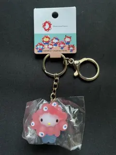 万博　サンリオミャクミャクなりきり　クリアカラー キーホルダー キティ　★値下げ