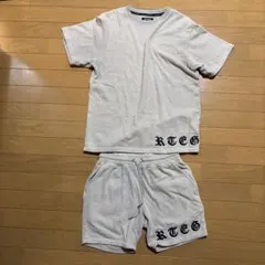 RTEG パイル地 セットアップ Tシャツ ショートパンツ