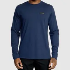 【M】RVCA ルーカ ロンT ICON LS/ミッドナイト