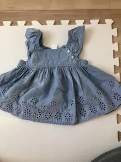 baby GAP ライトブルーワンピース 18-24ヶ月