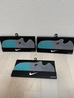Nike スニーカーソックス 3足セット 25から27cm メンズ　ターコイズ