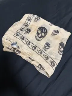 レア Alexander McQueen スカル柄 コイン ストール スカーフ - メルカリ