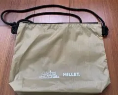 MILLET サコッシュベージュ(上州武尊 Sky View Trail ロゴ)