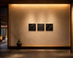 Japanese Washi Art】高級和紙 和モダン アートパネル 3枚組 - メルカリ
