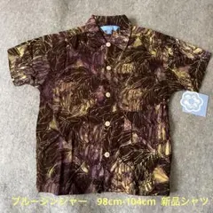 ⭐︎新品⭐︎Blue ginger/アロハシャツ半袖/98cm-104cm
