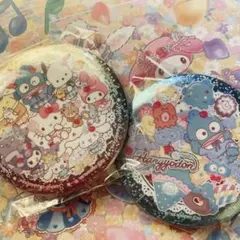 即購入OK♡サンリオキャラクターズ キラキラBIG缶バッジ♡2個セット