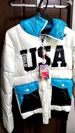ココルル　USAロゴ入りダウンコート　新品/未使用