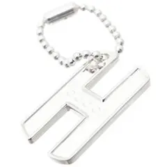 未使用 グッチ H チャーム ドッグタグ H キーホルダー 16136