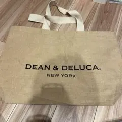 ディーンアンドデルーカ ニューヨーク　麻　リネン　トートバック