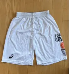 ASICS バスケットボールショートパンツ ホワイト