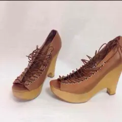 ジェフリーキャンベル レースアップシューズ