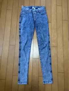 ライトブルーストレッチスキニーデニム