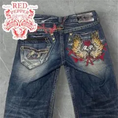 【y2k】REDPEPPERレッドペッパー　デニムパンツ ストレート ローライズ