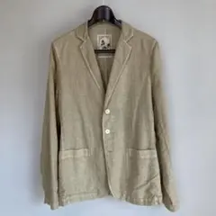 Med Winds リネン テーラードジャケット ベージュ M