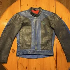 クシタニ ダブルライダースジャケット ヴィンテージ 80s 日本製 水色