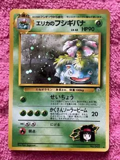 エリカのフシギバナ 旧裏 渦巻きホロ ポケモンカード - メルカリ