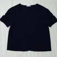 THE SHOP TK　半袖カットソー 紺 M
