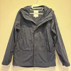 AIGLE メンズ　ネイビー　フード付きマウンテンパーカー Lサイズ