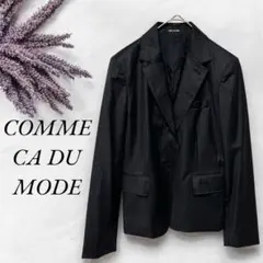 コムサデモード✨️テーラードジャケット ストライプ柄 スーツ オフィス