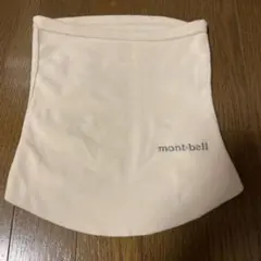 mont-bell ネックウォーマー FREE アイボリー