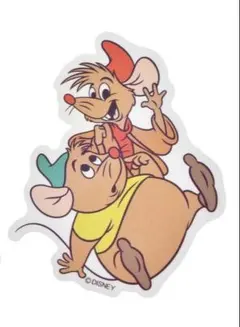 ディズニーストア　シンデレラ　ステッカー　ジャック　ガス　75周年　記念