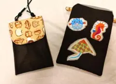 ポーチとサコッシュのセット　ハンドメイド