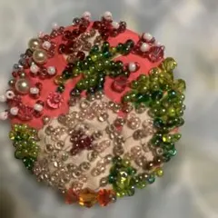 ビーズブローチ ブローチ