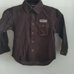 COMME CA ISM ブラウンシャツ 110A