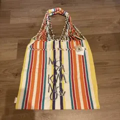 未使用タグ付きniko andスカシハンモックトート マルチカラーマルニ風