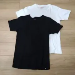 Hanes　Tシャツ　２枚セット　黒・白