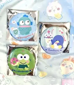はぴだんぶい シンプルキュート 缶バッジ3種セット